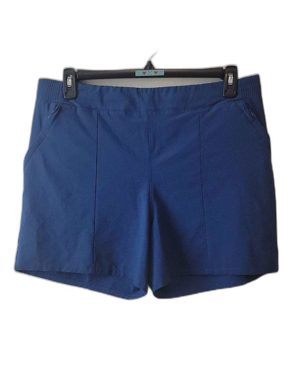 Columbia PFG Fishing Blue Athletic Mid-Rise Performance Gear Shorts